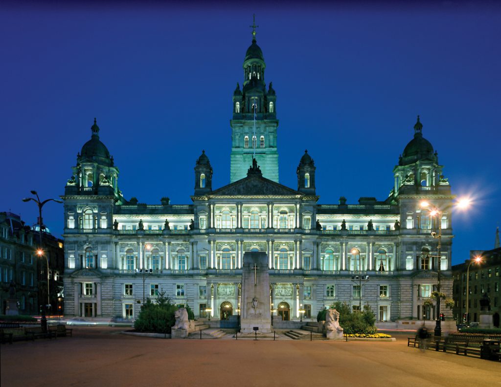 Chambers in George Square, Glasgow - courtesy of Glasgow Life